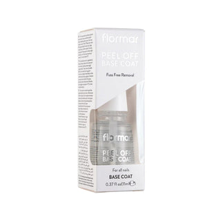 Flormar Peel Off Base Coat 11 ml - Easy Nail Polish Removal & Long-Lasting Manicure Flormar Peel Off Base Coat - Easy Removal Peel Off Base Coat, Flormar nail care, Nail polish base coat, Easy nail polish removal, Nail care products, Nail care essentials, Beauty products, Cosmetics, Manicure solutions, Nail polish remover alternative