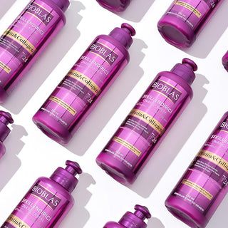 Bioblas Anti-Hair Loss Styling Cream with Collagen & Keratin - 8.45 fl oz Bioblas Hair Care: Anti-Hair Loss Styling Cream hair care product, anti-hair loss cream, collagen hair treatment, keratin hair cream, styling hair product, hair nourishment, hair strengthening, hair loss solution, hair styling, collagen, keratin, hair care, styling cream, hair treatment, Bioblas