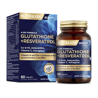 Nutraxin A-Oxi Formula: Potent Antioxidant with Astaxanthin, Glutathione, Resveratrol, and Vitamins C & E
