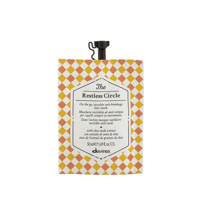 Davines Restless Circle Hair Care Mask - Nourishing Split End Preventer for Damaged Hair, 1.69 fl oz