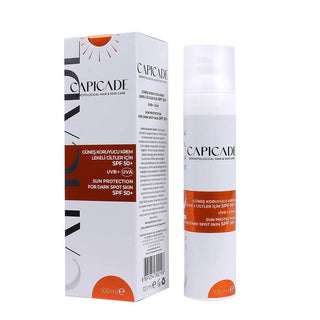 Capicade Sunscreen for Blemished Skin SPF 50+ - 100ml - Protects, Moisturizes, and Controls Hyperpigmentation - Sun Cream for All Skin Types Capicade SPF 50+ Sunscreen for Blemishes - Protect & Care sunscreen, sunscreen for blemishes, sunscreen for face, SPF 50 sunscreen, sun protection, sun cream, skin care, blemish control, all skin types sunscreen, hyperpigmentation sunscreen, sun protection cream, face sunscreen, blemish treatment, hyperpigmentation treatment, skincare, daily sunscreen, all skin types, 