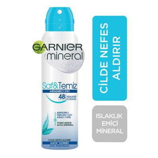 Garnier Mineral 48-Hour Deodorant Spray - Alcohol-Free, Tea Tree Oil, Natural Odor Protection for Sensitive Skin Garnier Mineral Deodorant Spray - 48hr Protection Garnier Mineral Deodorant, alcohol-free deodorant spray, 48-hour deodorant protection, Tea Tree oil deodorant, natural deodorant for sensitive skin, deodorant spray, long-lasting freshness, gentle personal care, natural antimicrobial properties, sensitive skin solutions, personal care, hygiene products, grooming essentials