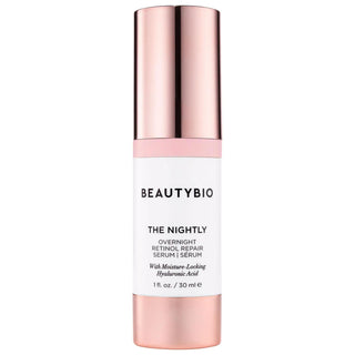 The Nightly Overnight Retinol Repair + Peptide Anti-Aging Serum - Anti-Aging, Hydrating, Cruelty-Free Skincare Anti-Aging Serum with Retinol & Hyaluronic Acid anti-aging serum, retinol complex, hyaluronic acid, cruelty-free skincare, gluten-free skincare, skincare, face serum, anti-aging, hydration, fine lines, wrinkles, skin damage, normal skin, dry skin, combination skin, oily skin, ethical skincare, sensitive skin, dietary restrictions, skincare routine, overnight skincare