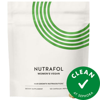 Nutrafol Women's Vegan Clinically Proven Hair Growth Supplement for Thinning Hair - Promotes Hair Growth, Strength, Reduces Shedding Nutrafol Vegan Hair Growth Supplement for Women vegan hair growth supplement, women's hair loss treatment, clinically proven hair growth, natural hair supplements, dermatologist-recommended hair growth, hair growth, hair loss, thinning hair, women's health, vegan supplements, non-GMO, gluten-free, dairy-free, soy-free, hormone-free, hair care, hair supplements
