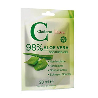 Claderm Aloe Vera Jel 20ml - Soothing Natural Skincare for Sensitive Skin, Nourishes and Refreshes Claderm Aloe Vera Jel 20ml - Natural Skincare for Sensitive Skin aloe vera gel, natural skincare, sensitive skin care, skin nourishment, pore cleansing, skincare routine, after sun care, makeup remover, gentle skincare, natural skin care, skincare products, aloe vera benefits, skin health, skincare essentials