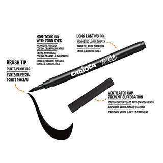Carioca Super Brush Keçeli Boya Kalemi 10'lu - Washable Ink Brush Pens for Artistic Designs Carioca Super Brush Pens - Washable Ink for Art brush pen, calligraphy pen, washable ink pen, art supplies, Carioca Super Brush, artistic designs, calligraphy, washable ink, soft brush tip, vibrant colors, art materials, crafting tools, educational art supplies