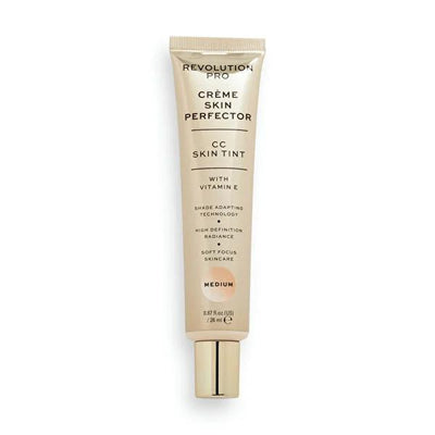Revolution Pro CC Krem Tan Skin Tint: Color Correcting, Light Coverage, Vegan, Vitamin E Infused CC Cream for Natural Co