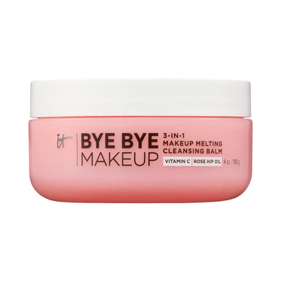 Bye Bye Makeup: 3-in-1 Makeup Melting Cleansing Balm - Vitamin C, Ceramide, Rosehip Oil - Gentle Sunscreen & Waterproof 