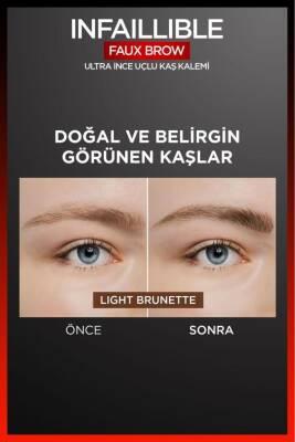 L'Oreal Paris Infallible Faux Brow: Ultra-Fine Light Brunette Eyebrow Pencil for Natural, Long-Lasting Definition L'Oreal Infallible Brow Pencil: Light Brunette, Ultra-Fine Tip eyebrow pencil, light brunette eyebrow pencil, ultra fine eyebrow pencil, long lasting eyebrow pencil, smudge proof eyebrow pencil, natural eyebrow makeup, eyebrow filler, Loreal eyebrow pencil, thin eyebrow solution, precise eyebrow pencil, eyebrow definer, brow makeup, light brown eyebrow pencil, fine tip eyebrow pencil, smudge res