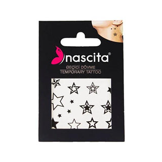 Nascita Temporary Tattoo Rose & Stars Design - Non-Permanent Body Art Fashion Accessory Nascita Temporary Tattoo Rose & Stars - Non-Permanent Body Art Temporary Tattoo, Rose & Stars Design, Non-Permanent Body Art, Fashion Accessories, Body Decoration, Temporary Body Art, Fashion Statement, Non-Committal Fashion, Unique Designs, Easy to Apply, Temporary Self-Expression
