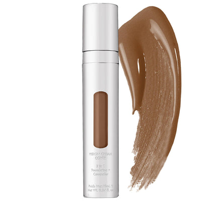 Vision Cream Cover Adjustable Foundation & Concealer - Vegan, Cruelty-Free Makeup with Anti-Aging Benefits