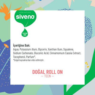 Siveno Natural Roll-On Deodorant for Teens & Sensitive Skin: Vegan, Aluminum-Free Odor Control for Teenage Girls - 1.69 fl oz Siveno Natural Deodorant: Gentle Odor Control for Teens natural deodorant for teens, roll-on deodorant for sensitive skin, vegan deodorant, aluminum salt deodorant, deodorant for teenage girls, Siveno deodorant, natural roll-on deodorant, odor control deodorant, natural deodorant, sensitive skin deodorant, teenage deodorant, vegan beauty, aluminum-free deodorant, potassium alum, vege