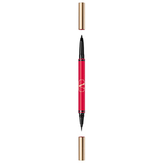 Twin Liner - Double-Ended Eyeliner Pen for Precise, 16-Hour Wear - Liquid and Gel Formula Twin Liner - Precise, 16-Hour Eyeliner Pen double-ended eyeliner, liquid eyeliner, gel eyeliner, long-lasting eyeliner, precise eyeliner, eyeliner pen, makeup for long wear, versatile eyeliner, cosmetics, eye makeup, beauty products, long-wearing makeup, makeup essentials, beauty lovers, makeup enthusiasts