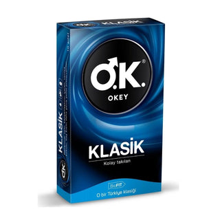 okey klasik 10lu prezervatif pack image, okey klasik общий внешний вид Okey Klasik 10'lu Prezervatif - Classic Latex | 10 Pack Okey Klasik 10'lu Prezervatif - Classic Latex condoms, latex-condoms, okey, protection, adults, couples, intimacy, smooth, safety, ai-generated