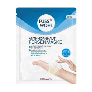 Fusswohl Heel Mask for Callus Prevention - Dermatologically Approved, Vegan, Lactic Acid & Aloe Vera Fusswohl Heel Mask - Vegan, Dermatologically Approved heel mask, callus remover, vegan foot care, dermatologically approved, lactic acid foot care, aloe vera foot mask, foot care for dry heels, natural skincare, foot care products, skincare for heels, dry heel treatment, foot moisturizer, vegan skincare, cruelty-free cosmetics