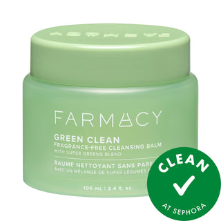 FARMACY Green Clean Makeup Removing Cleansing Balm: Melts Away Waterproof Mascara & SPF, Hydrates, Cruelty-Free FARMACY Green Clean Cleansing Balm: Makeup Remover & Hydrator makeup removing cleansing balm, green clean cleansing balm, cruelty-free makeup remover, sunscreen removal balm, waterproof mascara remover, hydrating cleansing balm, super greens cleansing balm, gentle makeup remover, facial cleansing balm, skincare cleansing balm, makeup remover, cleansing balm, facial cleanser, skincare, beauty, crue