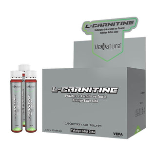 VeNatura L-Carnitine and Taurine Supplement - 25ml x 20 Bottles - Vegan, Gluten-Free Energy Support VeNatura L-Carnitine & Taurine - Vegan Energy Supplement L-Carnitine supplement, Taurine supplement, Vegan dietary supplement, Energy and metabolism support, Gluten-free and GMO-free supplements, Fitness supplements, Performance enhancement, Heart health support, Vegan-friendly products, Dietary supplements for energy