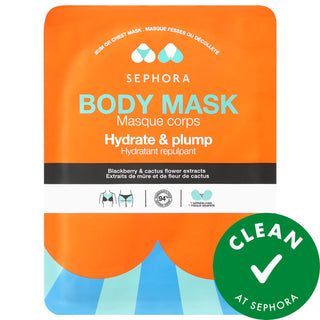 Hydrate & Plump: Body Mask for Chest and Bum - Vegan, Firming, & Clean Beauty Treatment Body Mask: Hydrate, Plump & Firm | Vegan Clean Beauty body mask, chest mask, bum mask, vegan body mask, plumping body mask, hydrating body mask, firming body mask, dry skin body mask, blackberry body mask, clean beauty body mask, body treatment, skin hydration, skin firming, vegan skincare, cruelty-free skincare, 15-minute mask, chest treatment, bum treatment, dry skin, skin elasticity, aloe vera, mint, cactus flower ext