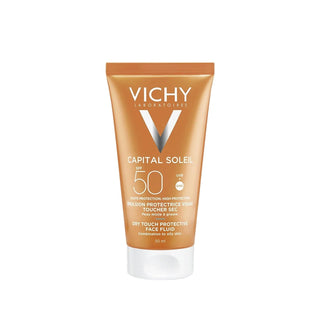 Vichy Capital Soleil Dry Touch Fluid Spf 50 Anti-Aging Sunscreen Fluid for Daily Sun Protection - 50 ml Vichy Capital Soleil SPF 50 Sunscreen Fluid - Anti-Aging Sun Protection Vichy Capital Soleil, Dry Touch Fluid, SPF 50 sunscreen, anti-aging sun cream, 50 ml sunscreen, sunscreen fluid, daily sun protection, anti-aging benefits, non-greasy texture, sun care, skin protection, cosmetics, skincare, sunblock, UV protection