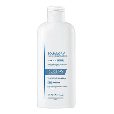 Ducray Squanorm Sec Shampoo 200 Ml - Anti-Dandruff Shampoo for Dry Dandruff Relief, Scalp Care, Dry Scalp Relief