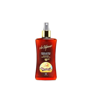 Eda Taşpınar Bronzing Protective Oil SPF15 - Sun Protection & Bronzing for Outdoor Enthusiasts Eda Taşpınar Bronzing Oil SPF15 - Sun Protection & Glow Bronzing Oil, Protective Oil, SPF15, Sun Protection, Suntan Oil, Outdoor Enthusiasts, Skin Protection, Sun-Kissed Glow, Moisturizing Oil, Cosmetic Products