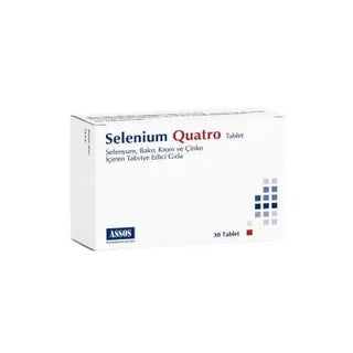 assos selenium quatro tablets packaging, assos selenium quatro tablets close-up Assos Selenium Quatro - 30 Tablets | Health Supplement Assos Selenium Quatro - 30 Tablets for Health | Assos health-supplement, dietary-supplement, zinc, selenium, immune-support, metabolism, antioxidant, mineral-tablets, copper, ai-generated