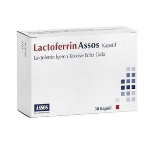 Assos Lactoferrin Supplement - 200mg per Capsule, 30 Capsules - Immune System Support & Overall Wellness Assos Lactoferrin Supplement - Boost Immune System Lactoferrin supplement, Dietary supplement, Immune system support, Health supplement, Lactoferrin Assos, Wellness supplements, Immune boosters, Health and wellness products