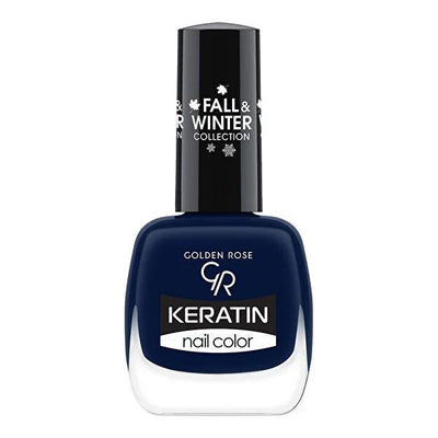 Golden Rose Keratin Nail Polish - Long-Lasting, Nourishing Nail Color for Fall & Winter