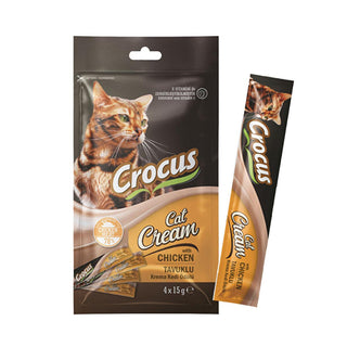 Crocus Creamy Chicken Cat Treats: Irresistible, Healthy Rewards - Chicken Flavored, Easy to Digest, Perfect Cat Snacks! Crocus Creamy Chicken Cat Treats - Irresistible Reward! cat treats, creamy cat treat, chicken cat treat, cat reward, supplemental cat food, cat snack, tavuklu kedi ödülü, kedi krema, cat food, cat snack, pet treat, chicken flavor, creamy texture, reward for cat, picky eater solution, supplemental nutrition, cat, cats, feline, pet, pets, tasty, delicious, easy to digest, senior cat, kitten,