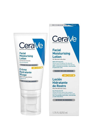 Cerave SPF 30 Facial Moisturizer: Daily Sun Protection for Normal to Dry Skin, Hydrating Face Cream, Prevents Sunburn & Aging (1.76 fl oz) Cerave SPF 30 Moisturizer: Hydrates & Protects Dry Skin Cerave SPF 30, facial moisturizer with SPF, sunscreen for dry skin, daily sun protection face, normal to dry skin moisturizer, SPF 30 facial cream, facial moisturizer, sunscreen, dry skin, daily sun protection, normal skin, dry skin, SPF 30, face cream, hydrating moisturizer, moisturizing, skincare, beauty, face car