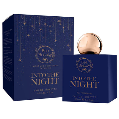 Bee Beauty Into The Night Perfume: Long Lasting Women's EDT Fragrance - Floral, Fruity, Jasmine & Rose Scent, Exotic Pin