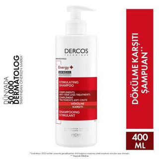 Vichy Dercos Energising Anti Hair Loss Shampoo: Strengthens Hair & Revitalizes Scalp, Paraben-Free Formula Vichy Dercos: Anti Hair Loss Shampoo - Strengthen & Revitalize hair loss shampoo, anti hair loss shampoo, shampoo for hair thinning, paraben free shampoo for hair loss, Vichy Dercos Energising, shampoo to prevent hair loss, hypoallergenic shampoo hair loss, hair loss treatment, hair thinning shampoo, paraben-free, hypoallergenic, Aminexil, Vitamin B5, Arginine, scalp health, hair care, healthy hair, ha