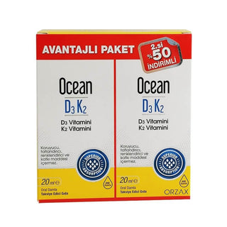 Ocean D3K2 Drops 20 ml 2 Pack