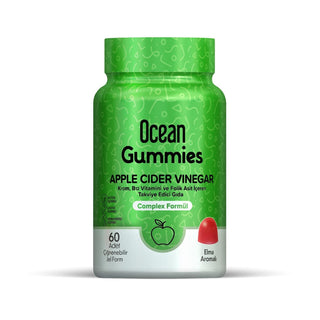 Ocean Gummies Apple Cider 60 Chewable Gel Form