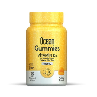 Ocean Gummies Vitamin D3 60 Chewable Gel Form