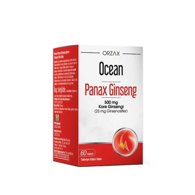 Orzax Ocean Panax Ginseng 500 mg 60 Capsules