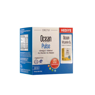 Ocean Pulse 30 Capsules & Ocean Vitamin D3 1000 IU 50 ml Drops