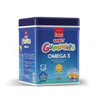 Ocean Smart Gummies Omega 3 30 Chewable Gel Form