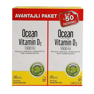 Ocean Vitamin D3 1000 IU Spray 2 Pack