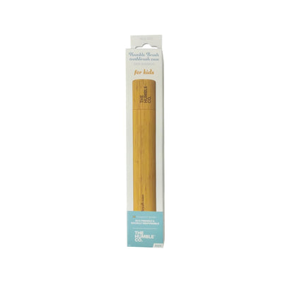 Humble Brush Bamboo Container for Children's Toothbrush - Eco-Friendly Sustainable Storage Solution