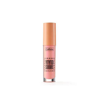 Callista Vivid Shine Lip Gloss - Moisturizing, Long Lasting Pink Lip Care with Shea & Argan Oil