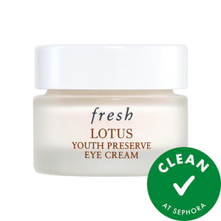 Lotus Youth Preserve Depuffing Eye Cream - Anti-Aging Skincare for Fine Lines, Puffiness & Dullness Lotus Youth Eye Cream - Depuff & Smooth Fine Lines Eye Cream, Anti-aging skincare, Depuffing eye cream, Natural skincare products, Clean skincare, Skincare for fine lines and wrinkles, Puffiness reduction, Dullness treatment, Ethically sourced skincare, Clinically tested skincare, Skincare for normal skin, Skincare for dry skin, Skincare for combination skin, Skincare for oily skin