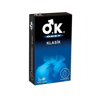 okey klasik 10lu prezervatif pack image, okey klasik общий внешний вид Okey Klasik 10'lu Prezervatif - Classic Latex | 10 Pack Okey Klasik 10'lu Prezervatif - Classic Latex condoms, latex-condoms, okey, protection, adults, couples, intimacy, smooth, safety, ai-generated