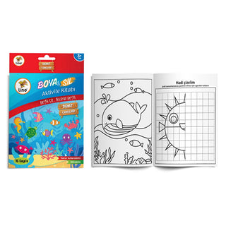 Lino Boya Reusable Underwater Adventure Coloring Book for Kids - Erasable, Washable, & Sustainable Fun! Lino Boya Reusable Kids Coloring Book - Washable & Erasable! reusable coloring book, erasable activity book, children's coloring book, wipe clean coloring book, kids activity book, sustainable kids toys, washable coloring book, Lino Boya coloring book, coloring book, kids activity, activity book, washable coloring, erasable coloring, sustainable toys, childrens activity, kids coloring, drawing book, under