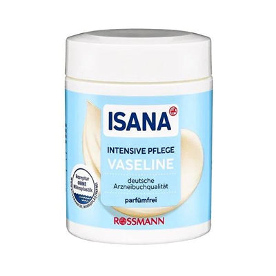 Isana Vazelin Yoğun Bakım Moisturizing Body Care - Vegan, Fragrance-Free, Dermatologically Tested