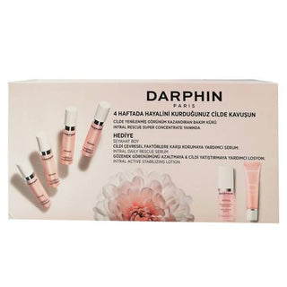 darphin intral skincare set packaging, darphin intral rescue super concentrate, darphin daily rescue serum, darphin active stabilizing lotion Darphin Intral Skincare Set - Gentle Relief | 3 Products Darphin Intral Skincare Set - Sensitive Skin Care darphin, intral-skincare, sensitive-skin, skincare-set, serum, lotion, hydrating, adults, skincare, ai-generated