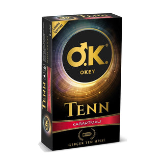 Okey Tenn Embossed Condom 8 Pack