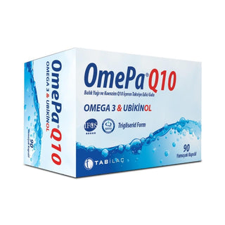 OmePa Q10 Omega 3 Ubiquinol 90 Capsule
