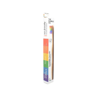Humble Brush Adult Rainbow Color Medium Toothbrush - Manual, Colorful, Affordable Oral Care Humble Brush Adult Rainbow Toothbrush - Manual & Colorful Manual toothbrush for adults, Colorful toothbrush, Medium bristle toothbrush, Affordable toothbrush, Rainbow-colored toothbrush, Oral care, Hygiene, Adult toothbrush, Simple toothbrush, Fun toothbrush, Budget-friendly toothbrush