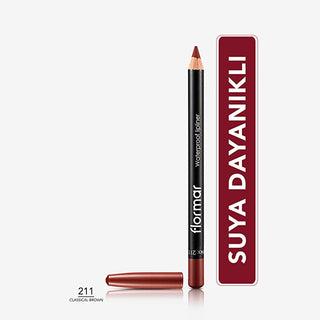 flormar mat lip liner 211 classical brown, matte long-lasting lip pencil by flormar Flormar Mat Lip Liner - 211 Classical Brown | Long-Lasting Waterproof Flormar Mat Lip Liner - 211 Classical Brown flormar, mat-lip-liner, waterproof-lip-liner, makeup, lip-pencil, cosmetic, women, premium, ai-generated, beauty